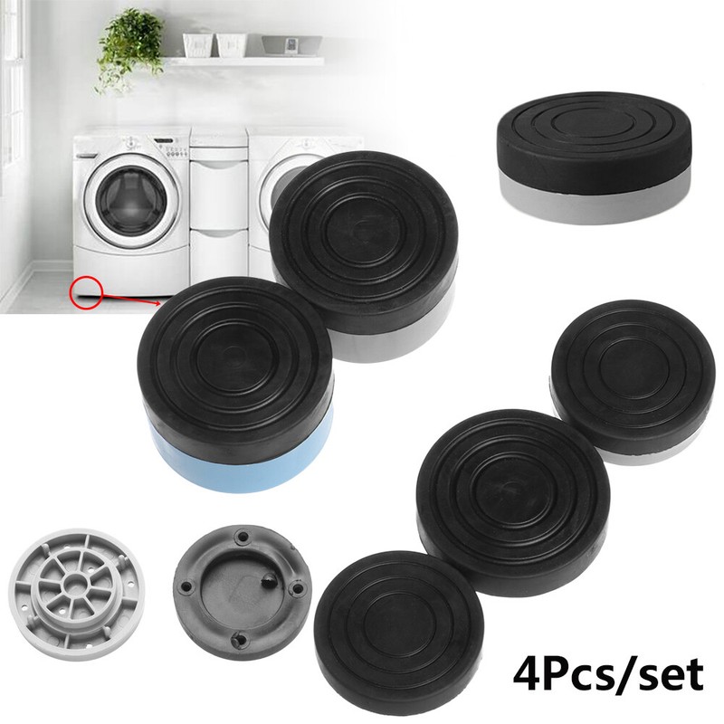 4x Washing Machine Shock Mute Pads Refrigerator Non Slip Anti