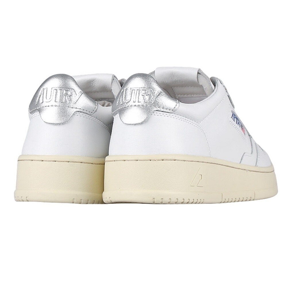 New AUTRY Mens MEDALIST LOW AULM LL05 WHITE/SILVER EUR 40