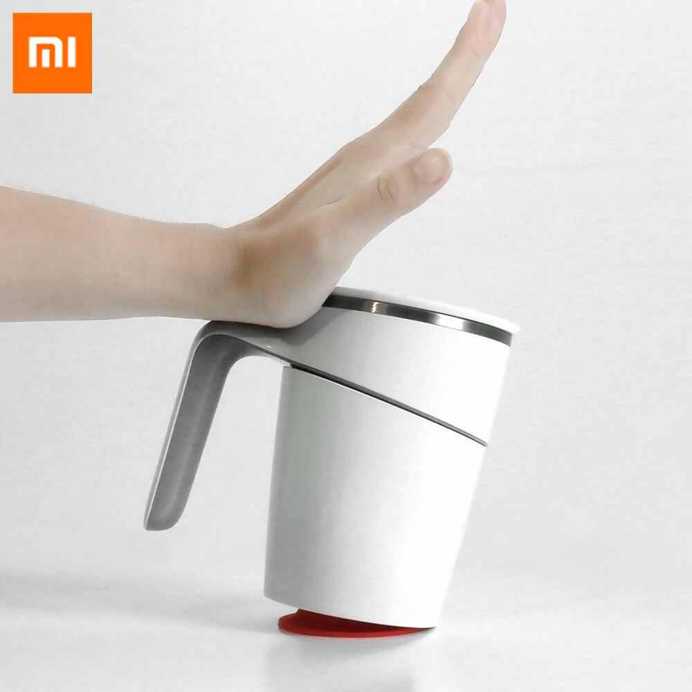 Original Xiaomi Fiu 470ml Not Pouring Cup Innovation Magic Sucker Splash Proof