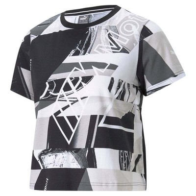 

Puma Bmw Mms Street Графический Круглый Вырез Короткий рукав TShirt Женский Размер  Случайный, Черный