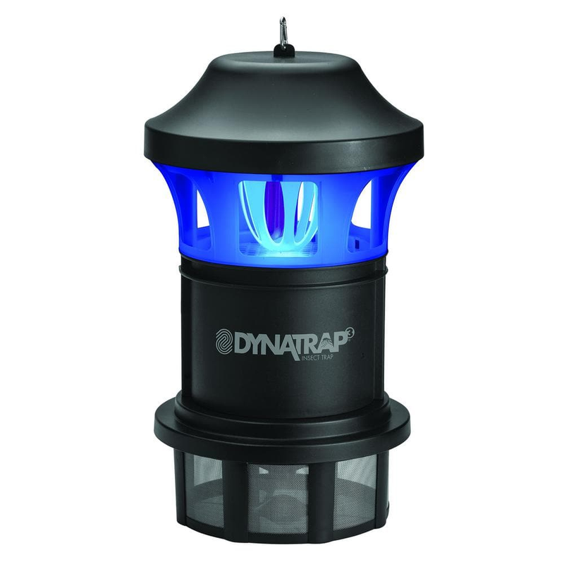 Dynatrap Insect and Mosquito Trap Glow UV 1-Acre Whisper Quiet Operation Black