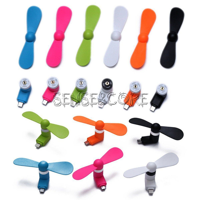 Portable Micro/Mini LED USB Cooling Clock Fan Flashing Real Time Display New
