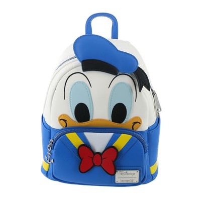 

Мини-рюкзак для косплея Loungefly Donald Duck синий/белый/желтый, Loungefly Donald Duck