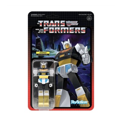 Super7 ReAction Transformers Stepper Actionfigur 10 cm NEU & OVP