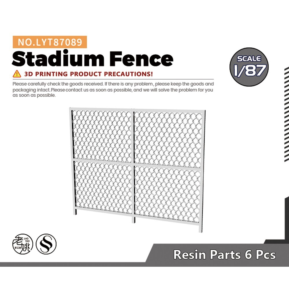 HO Scale 1/87 Scene Model Stadium Fence