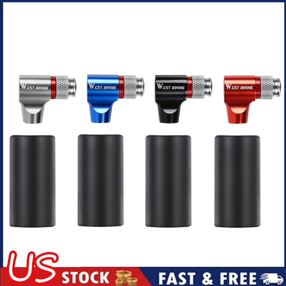 WEST BIKIHG Bicycle CO2 Cartridge Air Bottle Head MTB Bike I