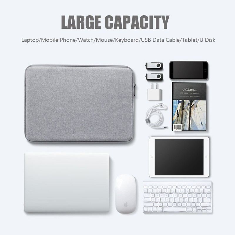 Large Capacity Sleeve Laptop Bag Notebook Case Cover For MacBook HP Dell Lenovo