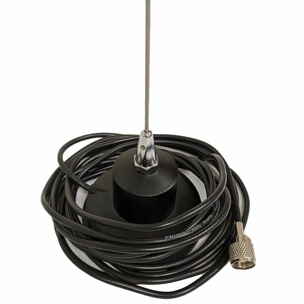 Shark Antennas SH2M58 2M/6M/70CM Magmount Antenna with 48" SS Whip