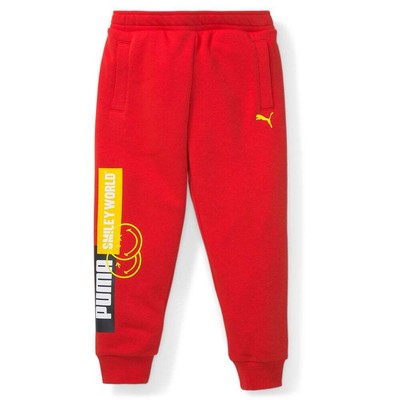 Puma Sw X Sweatpants Youth Boys Красные повседневные спортивные штаны 67035411