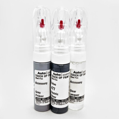 PAINT TOUCH UP PEN FOR VOLVO 477 ELECTRIC SILVER 20ML REPAIR SCRATCH