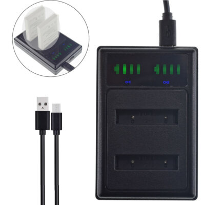 EN-EL5 Battery DUAL USB Charger for Nikon Coolpix P3 P100 P500 P510 P520 P530