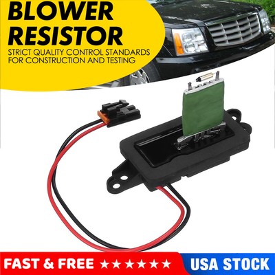 AC Heater Blower Motor Fan Speed Control Resistor For Chevy Silverado 1500 2500