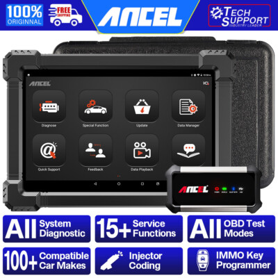 ANCEL X7 All System Diagnostic Tool Bidirectional OBD2 Scanner TPMS SRS IMMO DPF