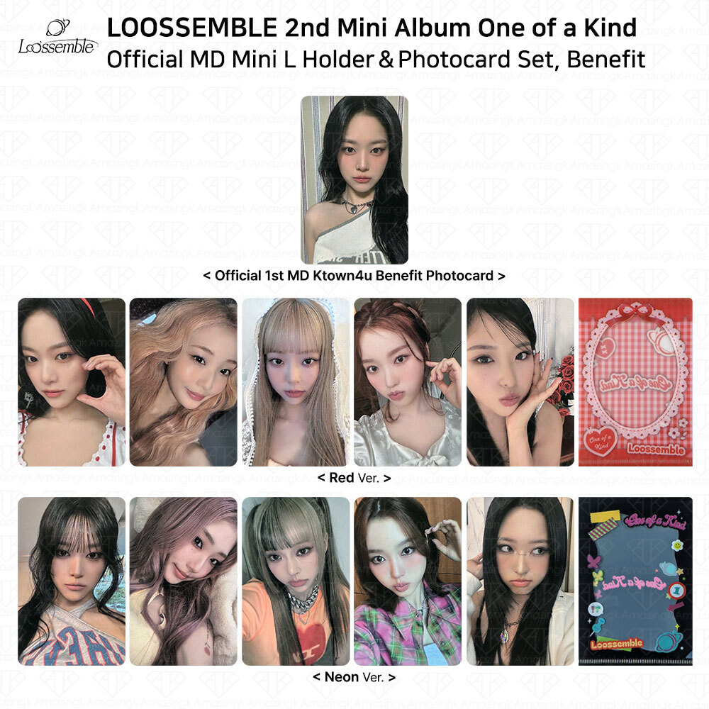 loossemble 루셈블 ルッセンブル fromm Special card LOOSSEMBLE 2024 SEASON'S GREETINGS OFFICIAL FROMM POB PHOTO