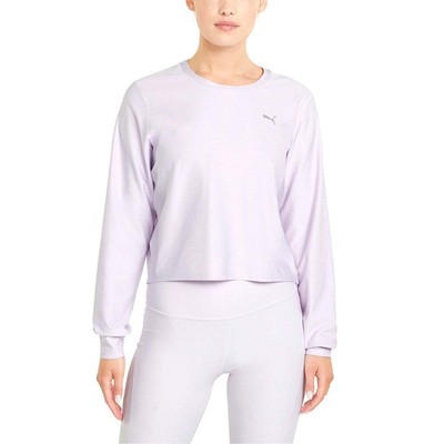 

Женская толстовка с круглым вырезом Puma Studio Yogini Trend фиолетовая 52158617, Фиолетовый