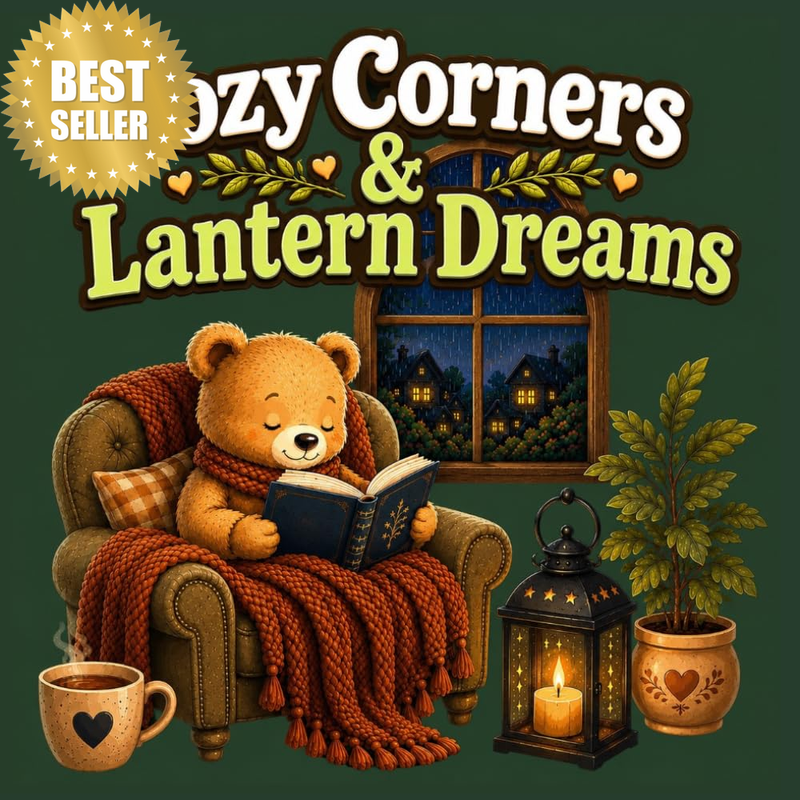 Cozy Corners & Lantern Dreams: a Calm and Cozy Hygge Coloring Book for Adults Fi