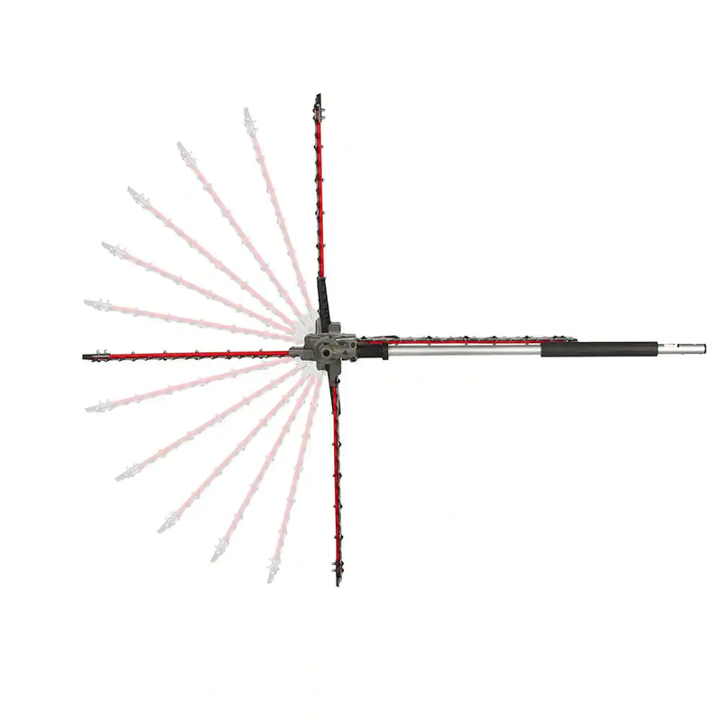 Articulating Hedge Trimmer Attachment for Milwaukee M18 FUEL Quik-Lok System