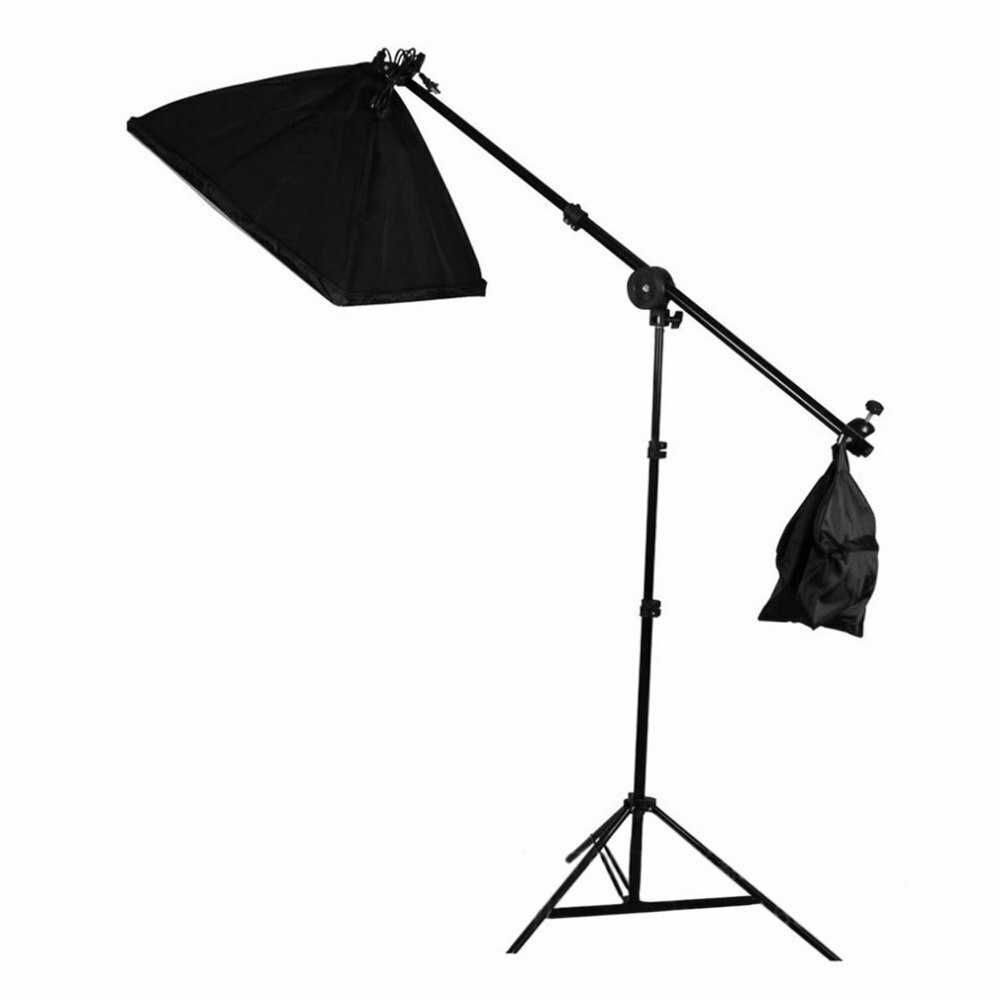 Neewer 13 ft Two Way Rotatable Aluminum Adjustable Tripod Boom Light Stand