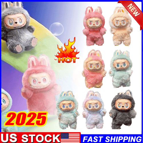 The Monsters V3 Big Into Energy Series Doll Keychain Purple