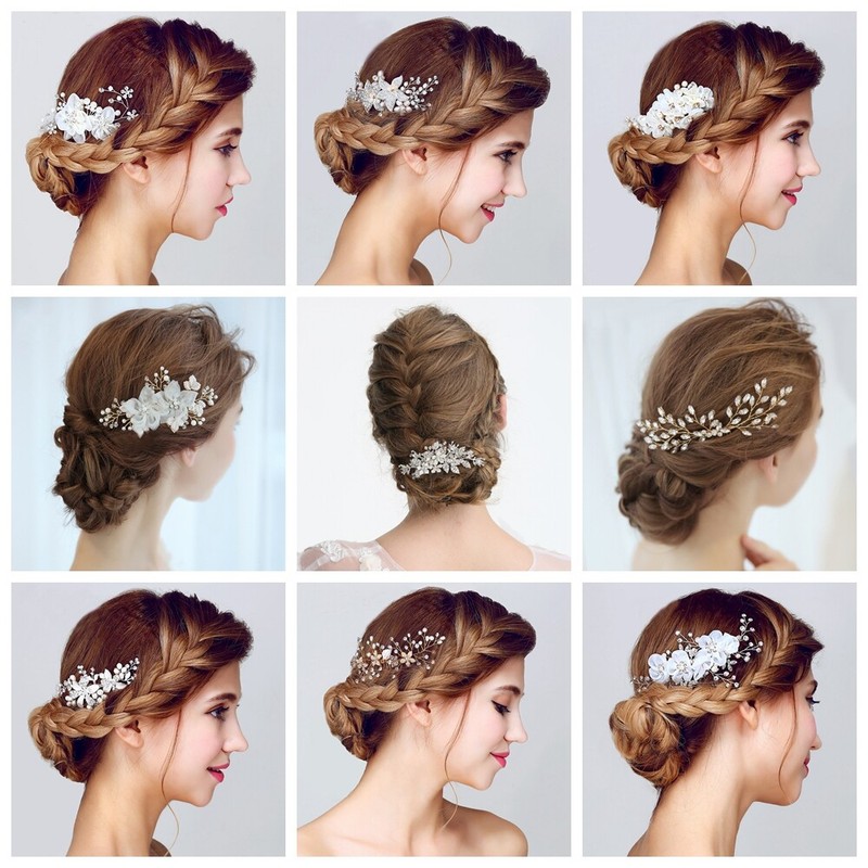 Bridal Wedding Hair Accessories Rhinestone Crystal Hair Headband
