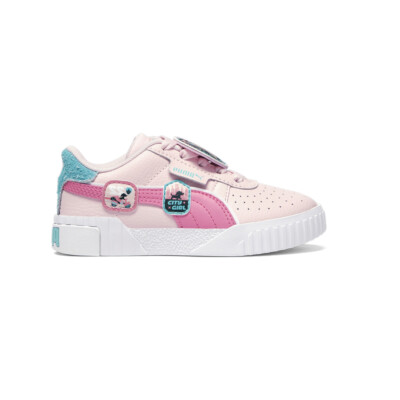 Молодежные розовые кроссовки Puma P. Patrol X Cali Team с графическим рисунком для девочек на шнуровке, повседневные Sho