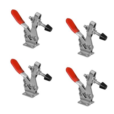 POWERTEC Toggle Clamp Quick Release Jig Assembly Tools 500 LBS Horizontal 4 Pack