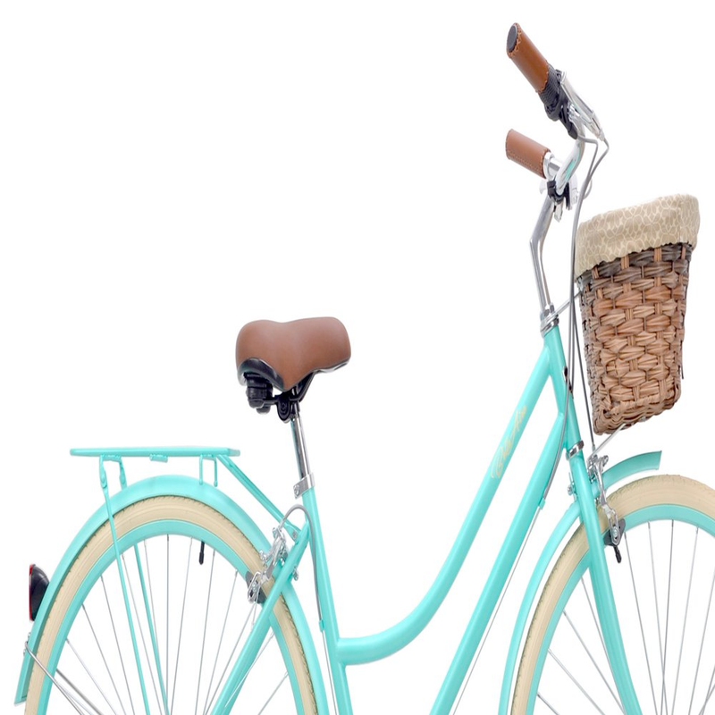 Bicycle Adult Women City Classic Beach Cruiser Bike Aluminum Frame with Basket