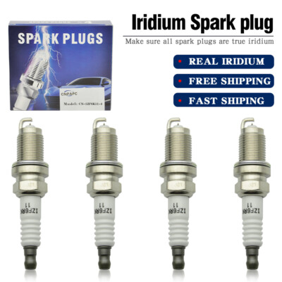 CNPAPC 4Pack Iridium Spark Plugs IZFR6K11 6994 For Honda Accord Civic CRV Acura