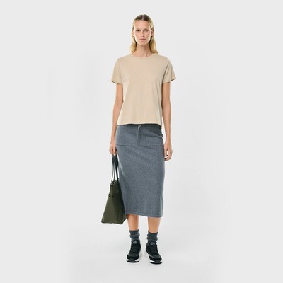 

Ecoalf Wmns Orove SS Lifestyle Футболка женская тост, Бежевый, Ecoalf Wmns Orove SS Lifestyle T-Shirt