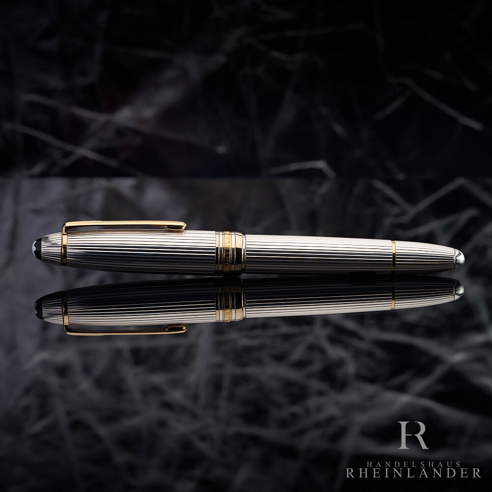 Montblanc Meisterstück Solitaire 925er Sterling LeGrand Fountain Pen ID 1468