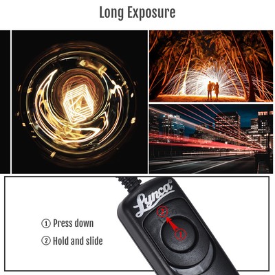 LYNCA RM-VPR1 S2 Wired Remote Shutter Release Control Cable for Sony A58 A0H5