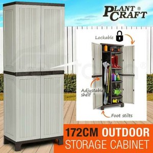 Lockable Outdoor Storage Cabinet Cupboard Garage Other Garden
