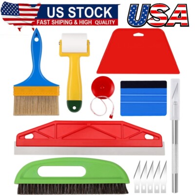 Wallpaper Smoothing Tools Wallpaper Tool Kit with Squeegee Smoother Seam Roller
