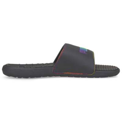 

Мужские черные повседневные сандалии Puma Cool Cat Rainbow Hues Slide 38412301, Черный, Puma Cool Cat Rainbow Hues Slide