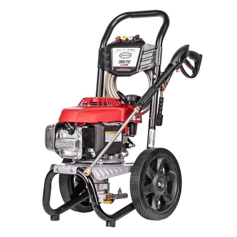 Pressure Washer Gas Powered Honda Cleaning Outdoor 2800 PSI 