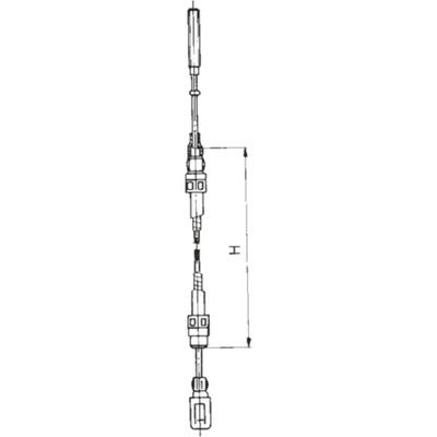 Bremsseil AL-KO 1340/1565 ALTE AUSFUEHRUNG brake cable alko