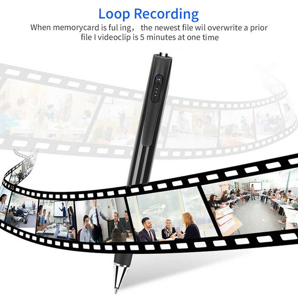 Pen Camera Hidden Cam 1080P Pocket Video Recorder Security Mini Body HD DVR - Image 45