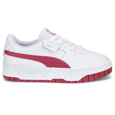 

Puma Cali Dream Lth Женские белые кроссовки на перфорированной платформе Повседневная обувь 3831, Белый, Puma Cali Dream Lth Perforated Platform