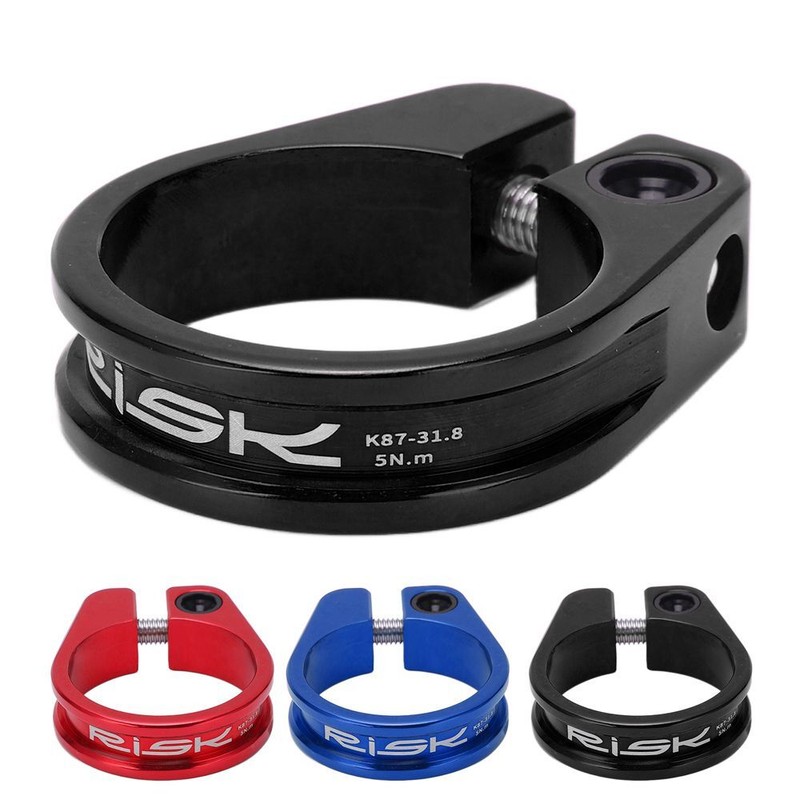 New Bicycle Seatpost Clamp 31.8/34.9mm Seat Tube Clamp MTB Bike Seat Tube Clip