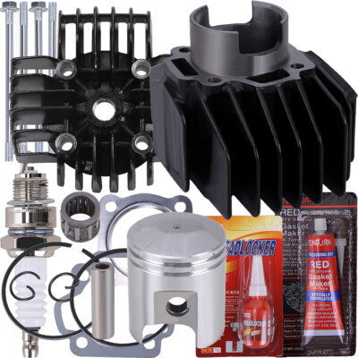 Cylinder Piston Gasket Top End Kit For Suzuki Quadmaster 50 LTA50 2x4 2002-2005