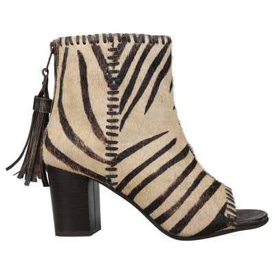 Женские черные повседневные сандалии Roper Betsy Zebra Slip On 09-021-0946-3210