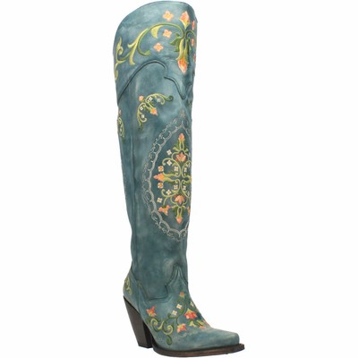 

Сапоги Dan Post, детские женские ботинки с цветочным узором, Blue/floral