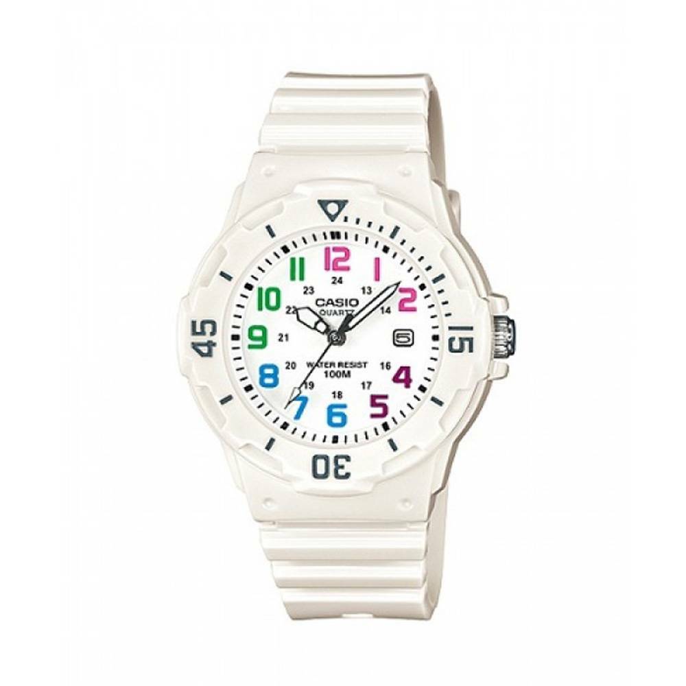 Orologio donna LRW-H 200-7BVDF Casio Enticer analogico quadrante bianco lac