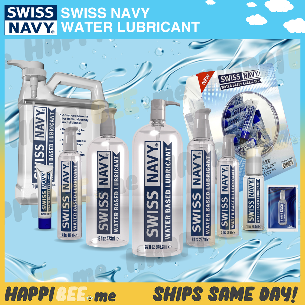 Swiss Navy Premium WATER Lubricant🍯Liquid Lube Wet Gel Backdoor Real Anal Glide