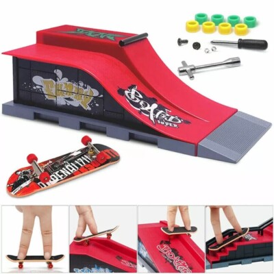 Skate Park Ramp Kit Tech Deck Fingerboard Finger Board Ultimate Park Toys Mini