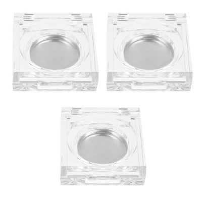  6 Pcs Makeup Blush Pallet Eye Shadow Box Dustproof Container Small Travel