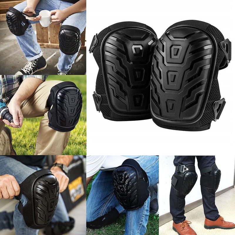 1 Paar Gel Knieschoner Fliesenleger Knieschützer Knieschutz Kneepads Kniepolster