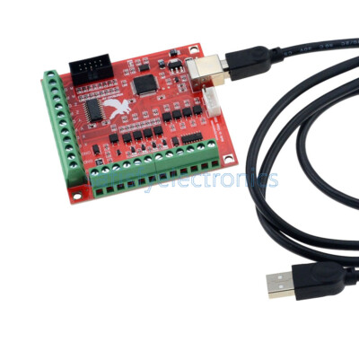 CNC MACH3 USB 100Khz Breakout Board 4Axis Interface Driver Motion Controller