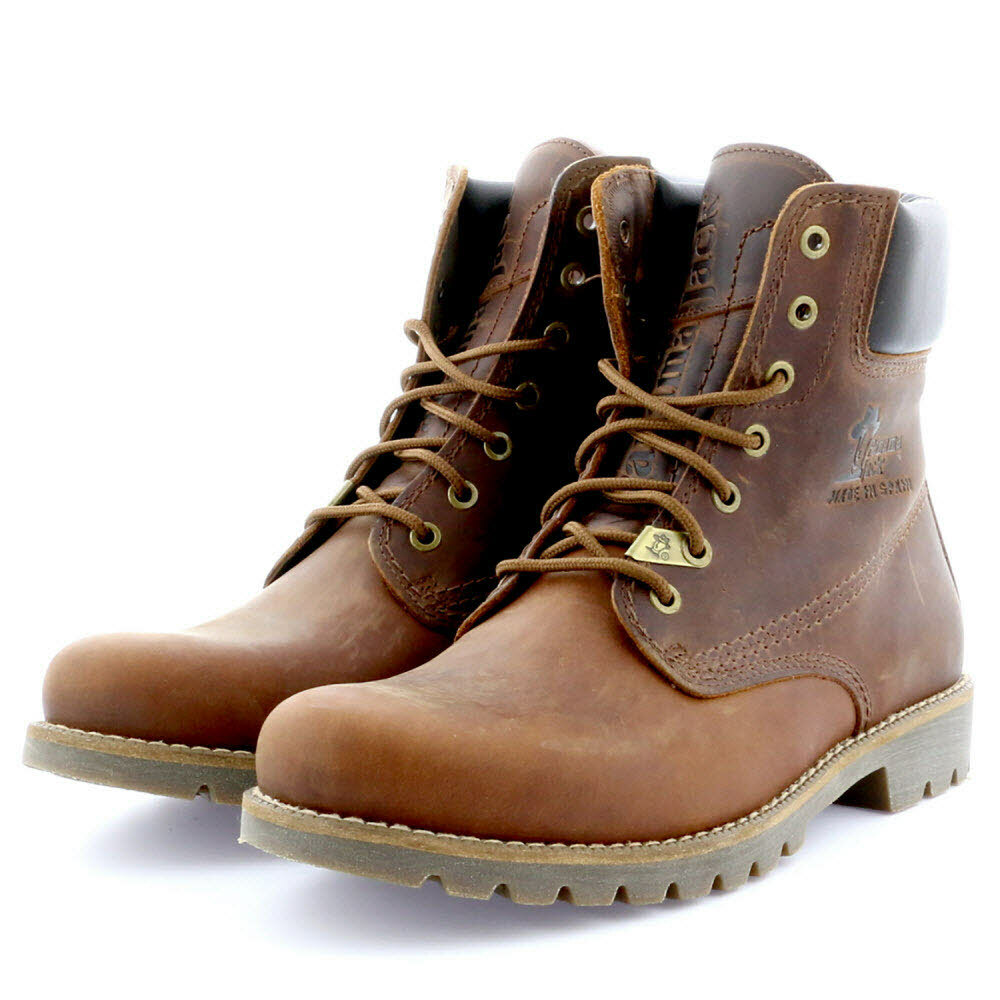 PANAMA JACK PANAMA JACK HERREN WINTERBOOTS WARMFUTTER LEDER BRAUN