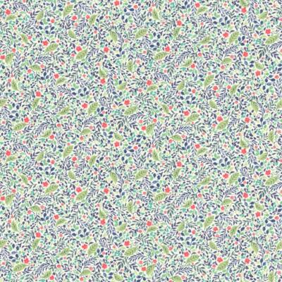 Rasch Wallpaper 288208 Petite Fleur 5 White Green Red Sheets Fleece Wallpaper